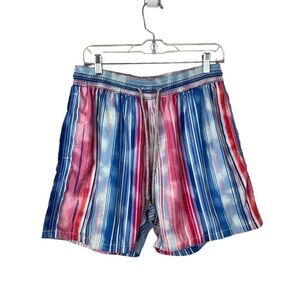 Vilebrequin Swim Trunks Striped Multicolored Retro Mesh Lined